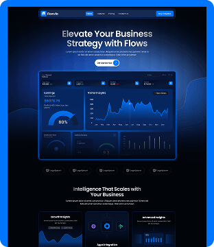 Flowvia - Technology Website Template