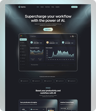 Optevio - Technology Website Template