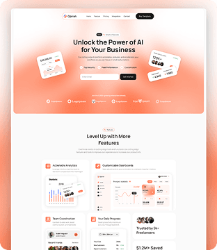 Opiron - Technology Website Template