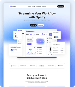 Opsify - Technology Website Template