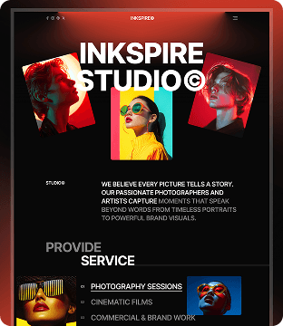 Inkspire - Portfolio & Agency Website Template