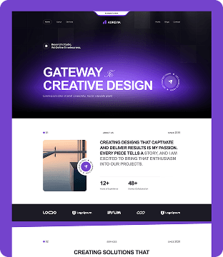 Aorevia - Portfolio & Agency Website Template