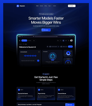 Neurom - Technology Website Template
