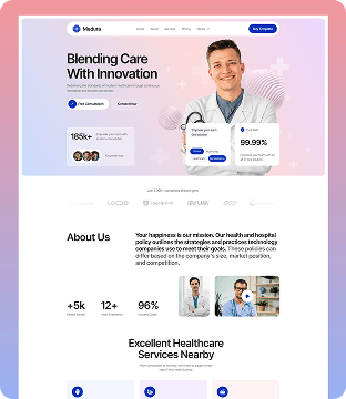 Medura - Medical Website Template
